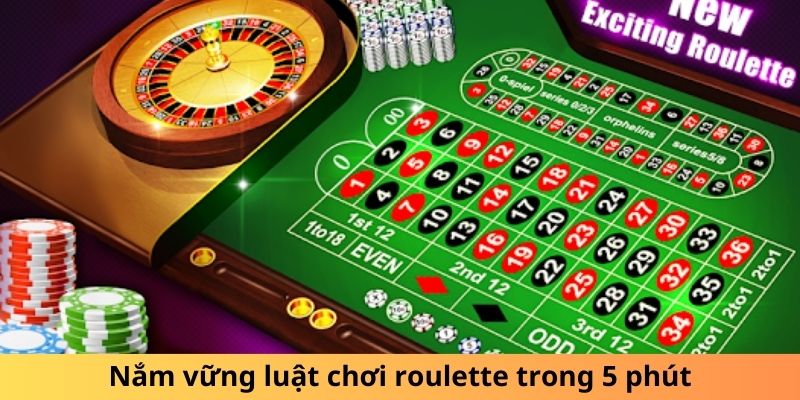 Nắm vững luật chơi roulette online trong 5 phút